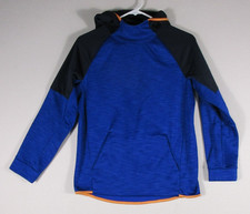 Old Navy Boys Techie Fleece Pullover Hoodie Long Sleeve Size XL 12 Blue
