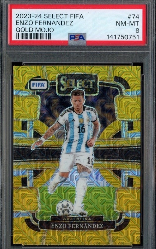 enzo fernandez Select fifa Mojo Gold /10 2023