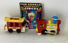 Fisher Price Circus Train Toy & Tom Arnold’s Harringay Circus London 1951-52