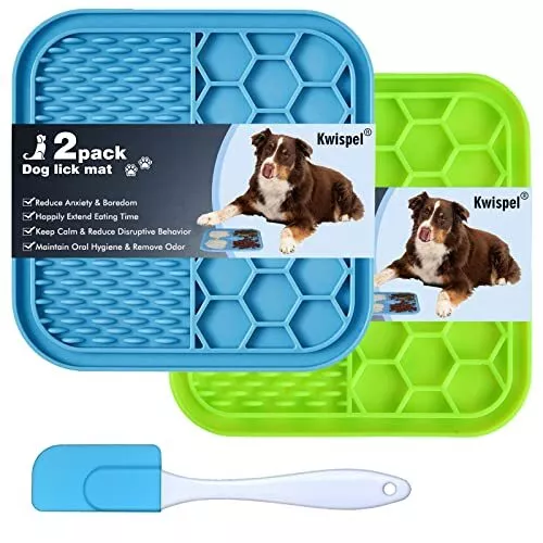 Lick Mats For Dogs, 2pcs Licky Mats For Dogs And Cats, Dog Lick