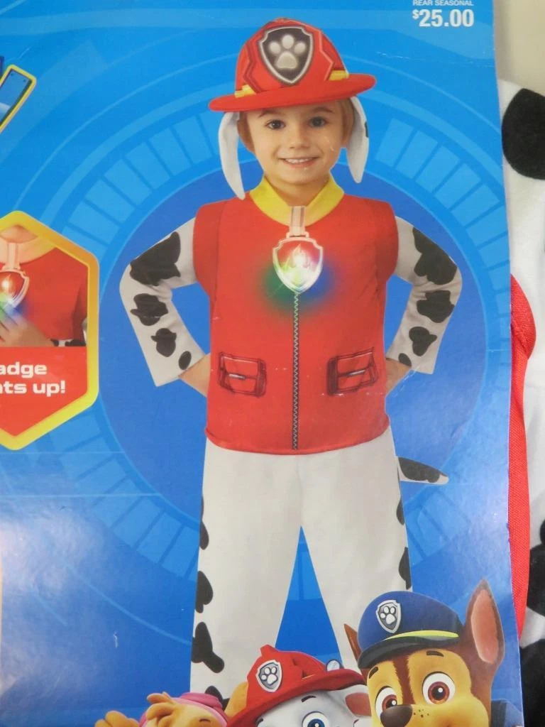 Paw Patrol Marshall Child Halloween Costume Toddler 2T-3T Dog Outfit