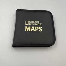 National Geographic Maps 8 Disc Set CD-ROM Windows 95/98 With Zip-Up Case