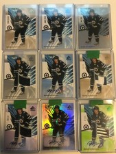 20-21 Upper Deck SP Game Used MARK SCHEIFELE LOT (9)Green Auto Patch /15 Auto/5+