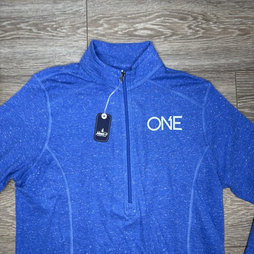 Maglione uomo Johnnie-O casual golf 1/2 zip taglia media nuovo con etichetta logo - Foto 2 di 7