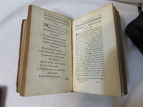 Oeuvres D'Horace en Latin et en Francois Avec Des Remarques - 1709 (A-2) - Picture 3 of 4