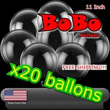 11" Clear latex Balloon - 20 Pack - Graduation, Picnic, Party, Wedding, Birthday