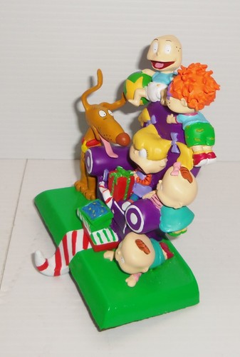 Nickelodeon Cartoons Rugrats Christmas Stocking Hanger With Original Box - Picture 5 of 14
