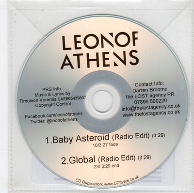 (GN195) Leon Of Athens, Baby Asteroid / Global - 2015 DJ CD