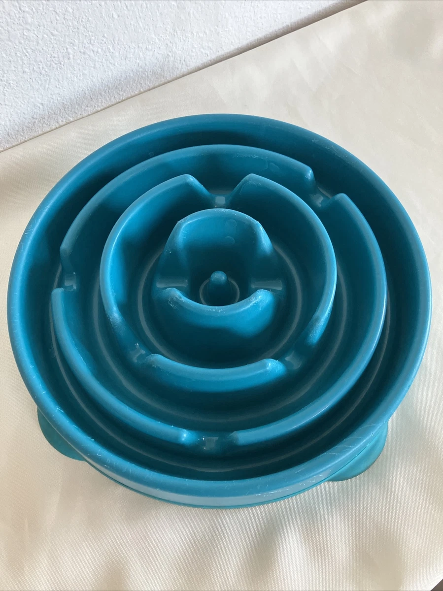 Outward Hound Fun Feeder Dog Bowl, Teal