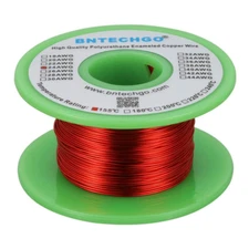BNTECHGO 24 AWG Magnet Wire - 4 oz - 0.0197" Red