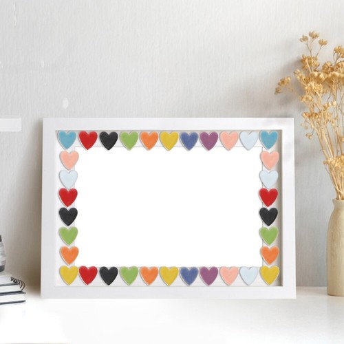 200g Chic Mosaic Tiles Love Heart Mosaic Pieces Crafting Tile for DIY Making - Bild 3 von 12