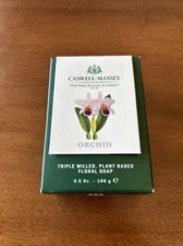 Caswell-Massey Triple Milled Plant Based Floral Soap ORCHID 3.5 oz, One New Bar