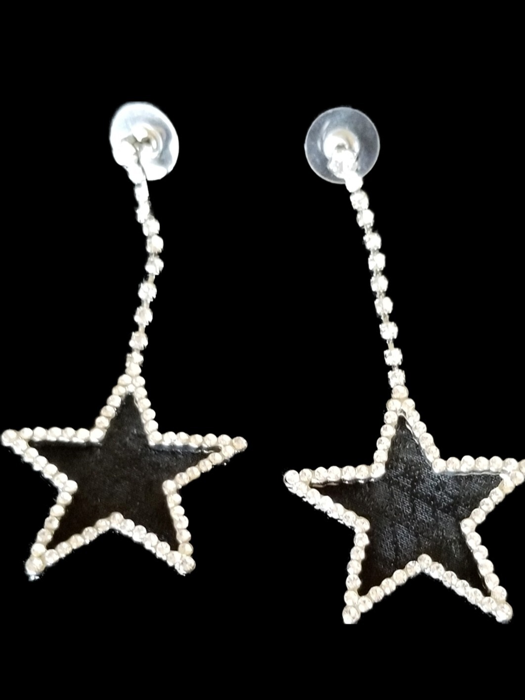 Elegant Long Crystal Drop Hoop Earrings for Women