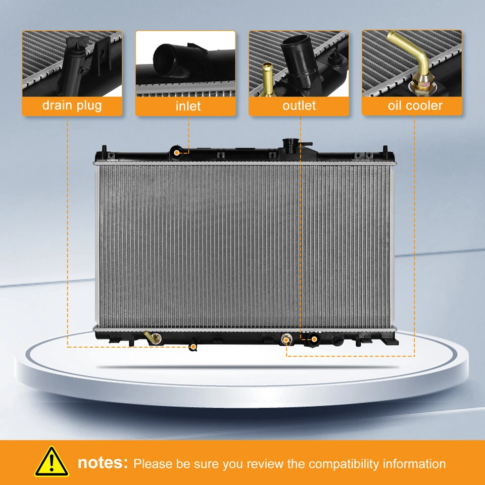 Radiador de aluminio para Honda Element 2007-11 2,4 L utilitario 4 puertas CU13015 Foto 2 de 4