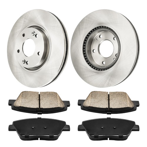 KAC Front Disc Brake Rotors & Ceramic Pads for Kia Optima 2011-2016 - Foto 2 di 11
