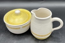 Franciscan Hacienda Gold Sugar & Creamer Set Made In USA