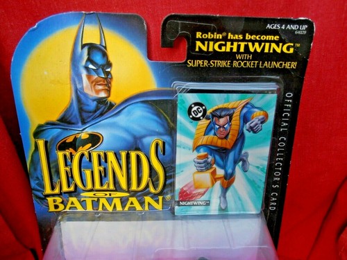 VINTAGE RARE 1994 KENNER LEGENDS OF BATMAN FIGURE - NIGHTWING ROBIN - Picture 3 of 12