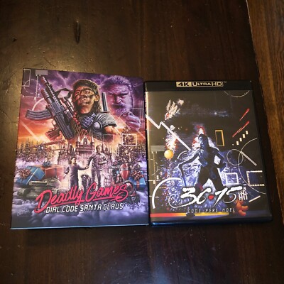 Deadly Games (1988) Vinegar Syndrome 4K Ultra HD + Blu-ray w/ Slipcover OOP