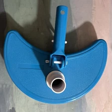 U.S. Pool Supply Weighted Half Moon Pool Vacuum Head, Above Ground Inground Pool