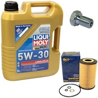 MotoröL Set 5W-30 5 Liter + ÖLfilter SH 424 P + Schraube FüR BMW 3Er Z3 E36 E46