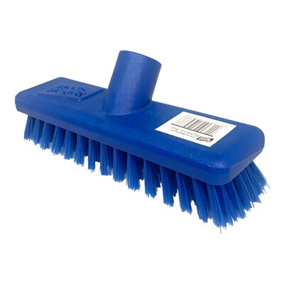Robert Scott Blue Deck Scrubber 9 Zoll, steife Borsten Einsatz drinnen und draußen