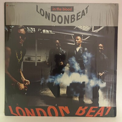 LONDONBEAT - IN THE BLOOD - 1990 MEXICAN LP ALBUM TRANSLUCENT VINYL + INSERT