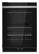 JennAir Noir JUBFL242HM 24 Inch Built-In Undercounter Dual Zone Beverage Center