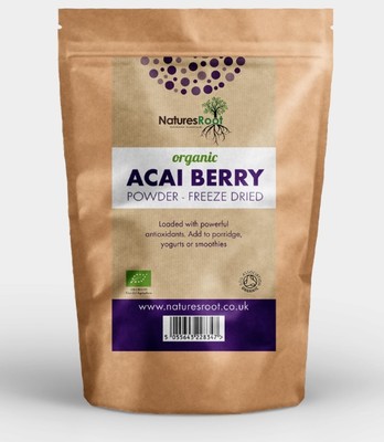 Organic Acai Berry Powder Freeze Dried - Detox, Antioxidant * Superior ...