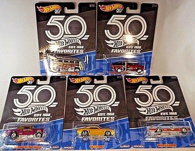 hot wheels 50th anniversary favorites wave 2
