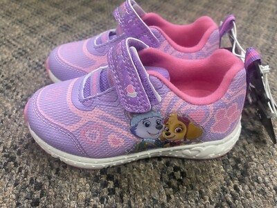 NICKELODEON GIRLS PAW PATROL ATHLETIC FOOTWEAR SIZE 7/8/9 NEW