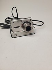 READ Pentax Optio A10 8.0MP Silver Digital Camera W/Charger Battery And Cord