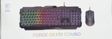 MSI Forge GK100 Combo   Gaming RGB Keyboard  Mouse