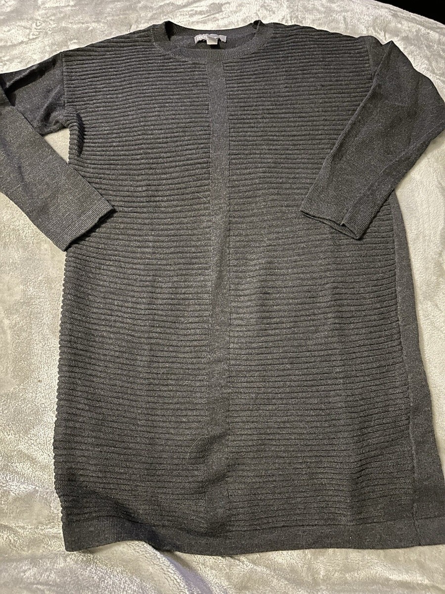 asos sweater dress charcoal Gray Xs (AT61) Made from a soft blend of acrylic ASOS DESIGN knit sweater mini