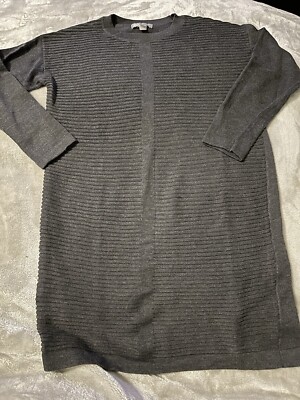 ASOS charcoal Gray Sweater Dress Xs (AT61) | eBay