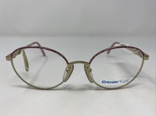 Crayola Kids Trish Str 48-17-130 Pink Demigold Full Rim Eyeglasses Frame Vw94