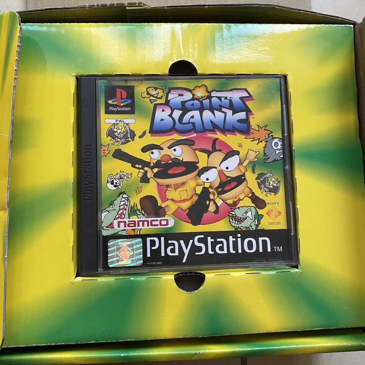 Pistolet Optique Namco G-Con 45 Pour PlayStation 1 - Avec Boîte, Envoi Rapide Suivi