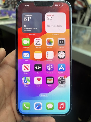 Apple iPhone 14 Plus A2632 - 128 GB - Blue (Spectrum Mobile Only) - Picture 5 of 8