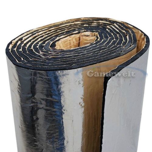 Car Turbo Exhaust Muffler Insulation Heat Shield Mat 100cm x 100cm x 0.5cm