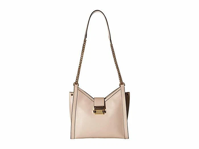 Michael Kors, Bags, Michael Kors Light Pink Tote With Chain Straps