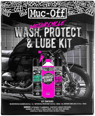 Motorcycle Wash, Protect and Lube Kit - Motorcycle Cleaning Kit, Motorcycle Deta