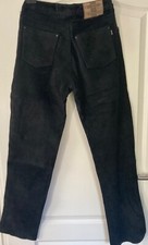 Herren Bikerhose Hein Gericke, Motorradhose, Wildleder Motorradhose, Lederhose 