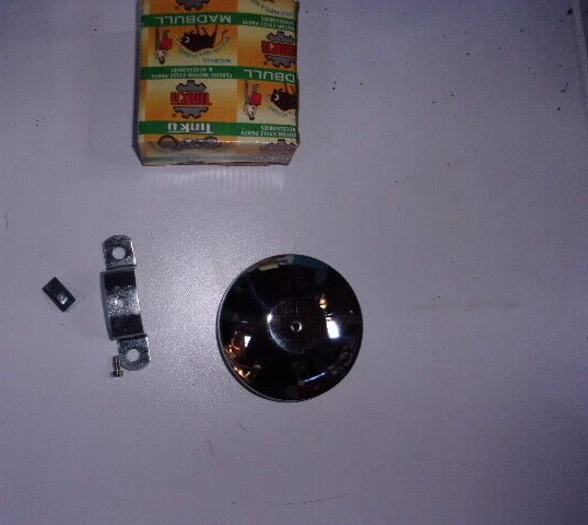 Lote de 5 cubiertas cromadas para generadores de 12V para Harley Davidsons 1958 a 1981 Foto 2 de 4