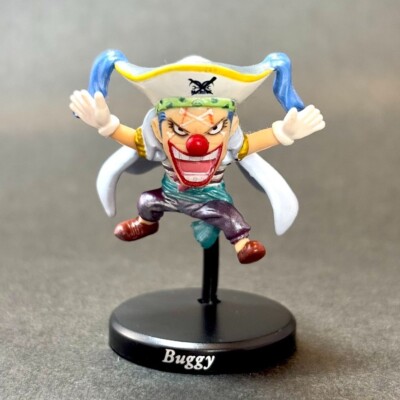 Buggy Mini Figure One Piece Black Base Collectible Bandai Japan