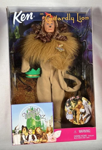 1999 BARBIE DOLL COLLECTOR WIZARD OF OZ KEN AS COWARDLY LION #25816