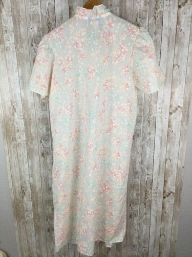Vintage Night Time Creations Kleid Morgenmantel Damen Größe L/XL Made in USA 46" Brustumfang Gramm - Bild 8 von 8