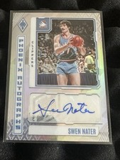 Swen Nater 2023-24 Phoenix Auto Autograph Silver San Diego Clippers A3