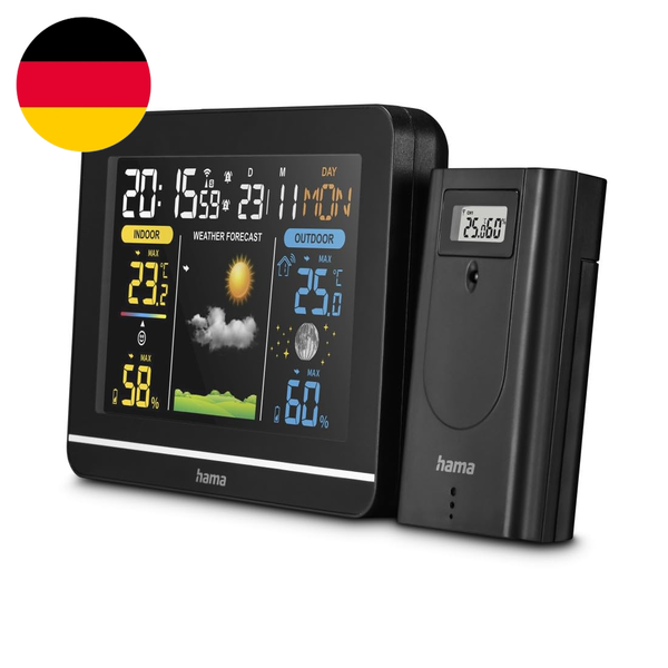 Hama Wetterstation Mit AußEnsensor, Thermometer, Hygrometer, Raumklima-image