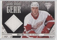 2012 Panini Rookie Anthology Titanium Game Worn Gear Brett Hull #GG-BH HOF n1u