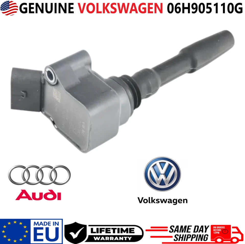 Оригинальная катушка зажигания VW для 2013-2022 Volkswagen Audi Porsche, 06H905110G - Изображение 3 из 4