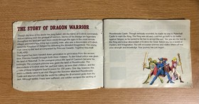 Dragon Warrior II 2 - Nintendo NES - Instruction Manual Booklet Only -INCOMPLETE